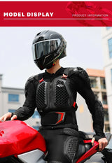 New Motocross Armor Jacket Off-Road Motorcycle Protection Gear Anti Crash Chest Back Padding Motorbike Jacket Pants CE Certified