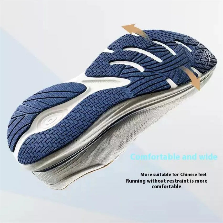 Xtep QINGYUN LITE Men's Professional Running Shoes 2025 Spring Wear-Resistant Cushioning Lightweight Sneakers 975219110056