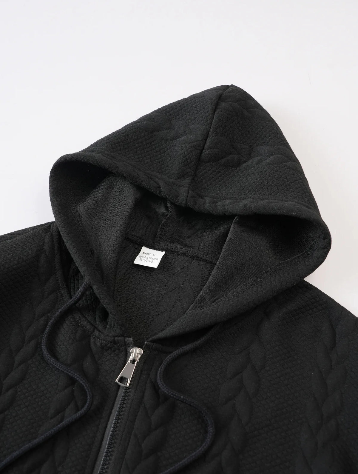 Men's Knit Zip-Up Hoodie