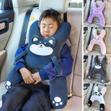 Car Seat Safety Neck Pillow Cute Children's Headrest Lumbar Support Anti Pinch Neck Cute Cartoon Sleeping Pillow