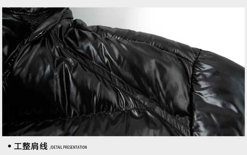 Men's Quilted Hooded Parka – Warm Winter Jacket