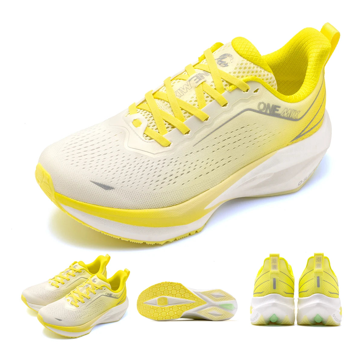 ONEMIX Outdoor Jogging Running Shoes for Men Super Light Outdoor Athletic  Sneakers Elevator Antislip Walking Shoes Female