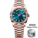 PAGANI DESIGN DD40 Luxury Rose Gold Men's Watches Automatic Mechanical Watch For Men AR Sapphire Glass Date Wrist watch Men 2026
