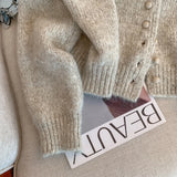 Women's Turtleneck Button-Front Cardigan