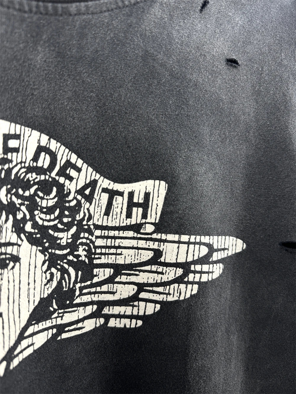 Vintage Angel Cotton Long Sleeve T-Shirt