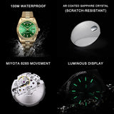CADISEN DD40 Men Watches Luxury Automatic Watch Men AR Sapphire Glass Mechanical Wristwatch Men 10Bar MIYOTA 8285 Movt 2023 New