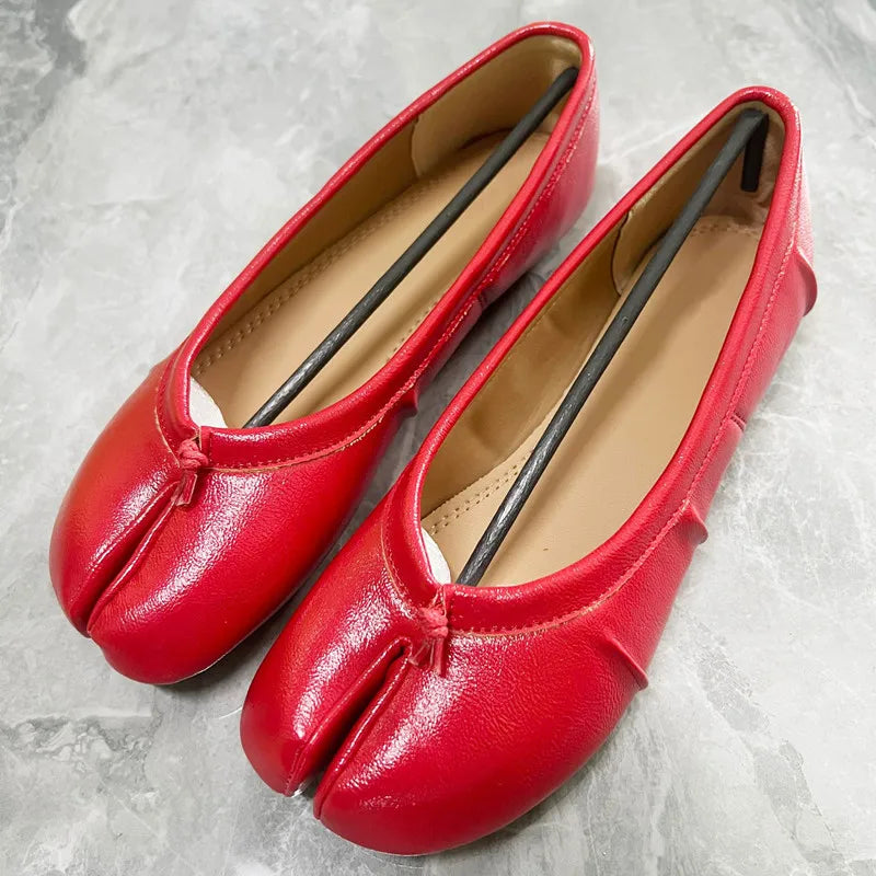 Split Toe Ballet Flats | Tabi Loafers for Women