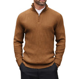 Men's Quarter-Zip Long Sleeve Sweater