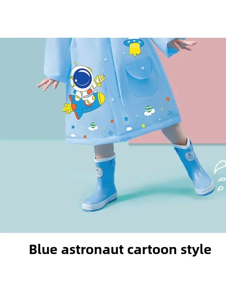 Kids' Cartoon Raincoat – Fun & Waterproof Rain Gear