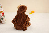 Plush Hooded Baby Winter Romper