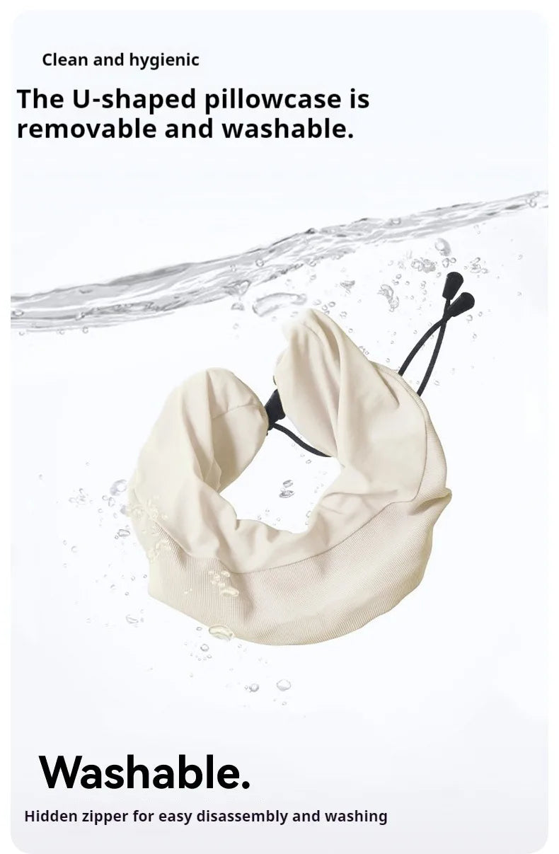 Memory Foam Neck Pillow Travel Pillow Portable U Shape Pillow for Airplane Or Office Home Comfort Support