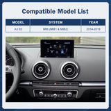 Road Top 12.3" Touchscreen Display for Audi A3 2014–2019 LHD