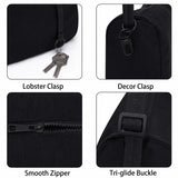 Nylon Mini Loaf Bag Fashion Large Capacity Women Nylon Bowler Bag  Trendy Commuting Shoulder Bags Shopping Crossbody Pack