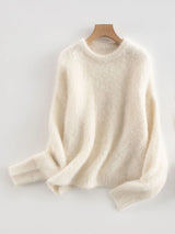 Women's Relaxed Knit Sweater | Long Sleeve Pullover