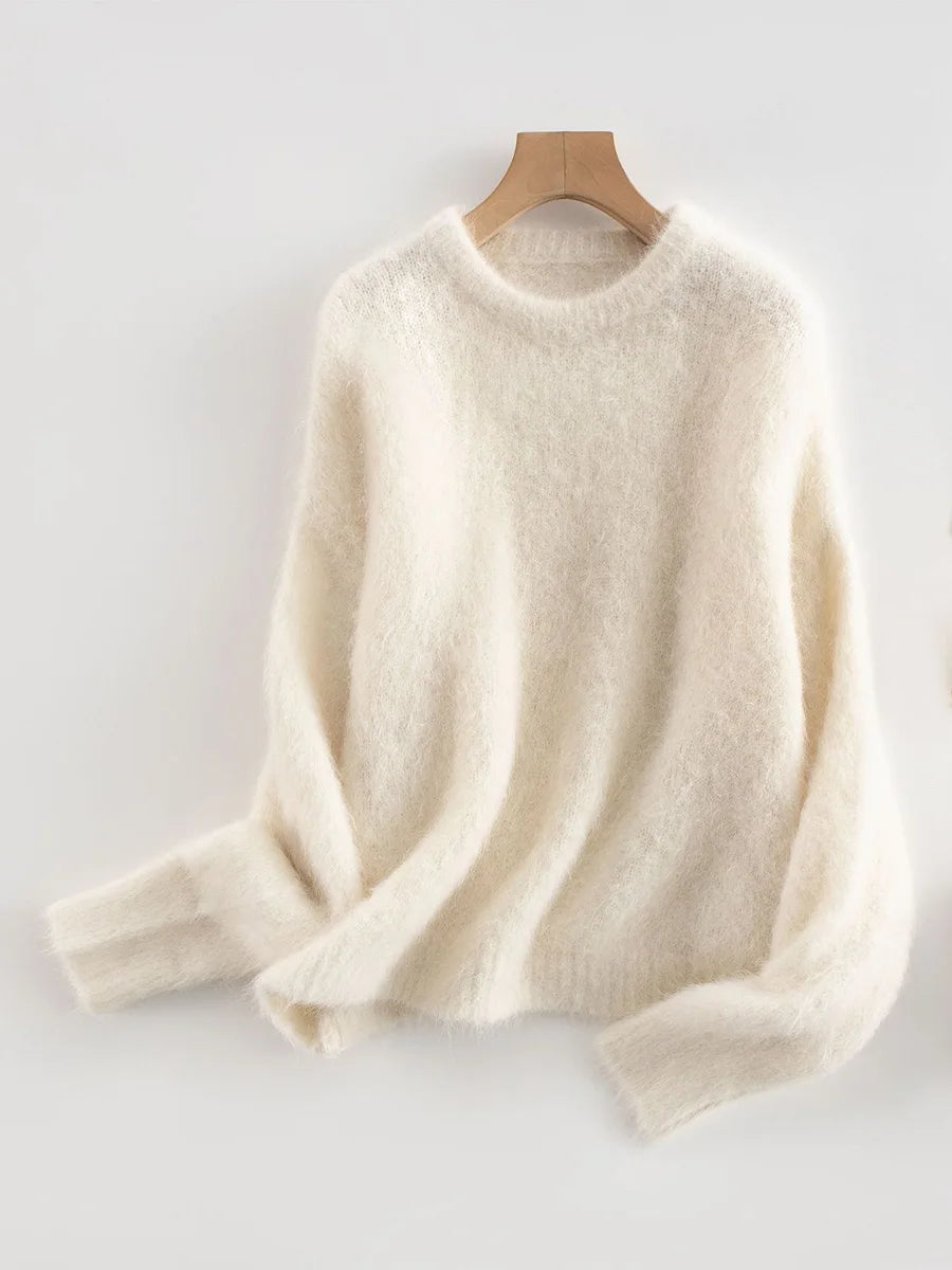 Women's Relaxed Knit Sweater | Long Sleeve Pullover