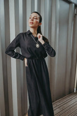 AW25 Denim Two-Piece: Loose Shirt & A-Line Slip Dress