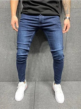 Men’s Ripped Stretch Denim Jeans