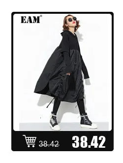 Women's Pleated Relaxed-Fit Sweatshirt