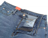Men's Mid-Rise Flare Jeans | Slim Fit Denim Trousers