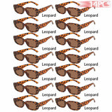 14-Piece Rectangle Sunglasses Set | Women's Vintage Eyewear