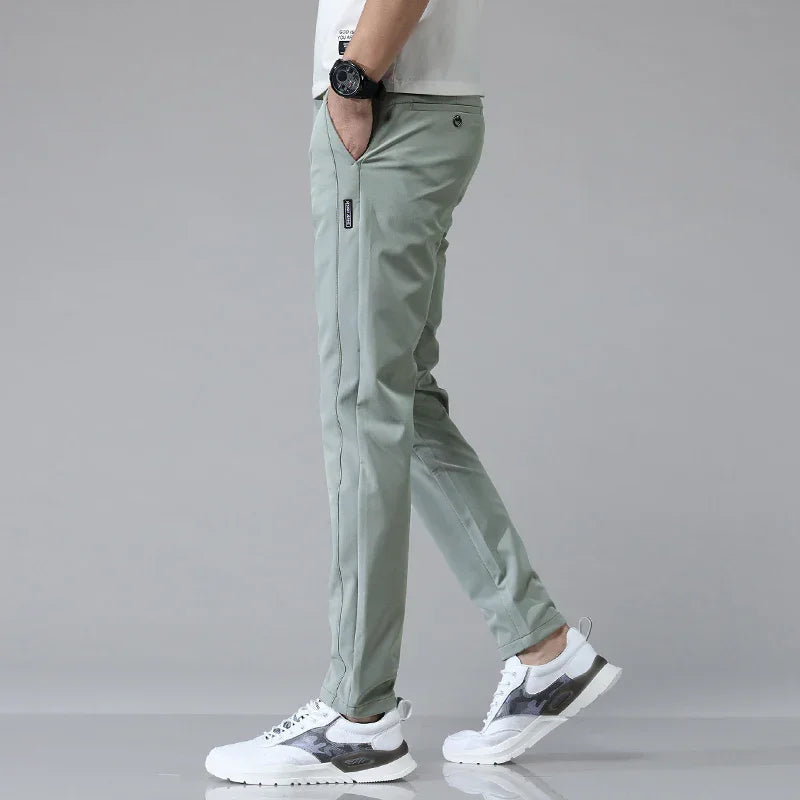 Men's Lightweight Stretch Slim-Fit Pants