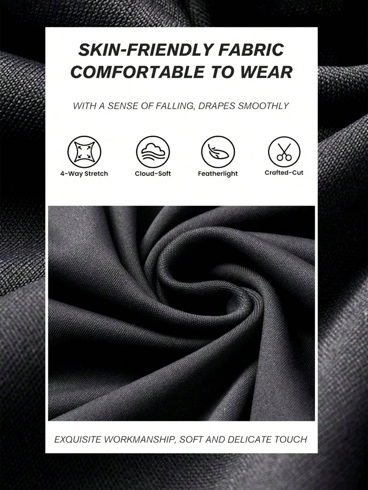 Women's Black High-Waisted Stretch Flare Pants