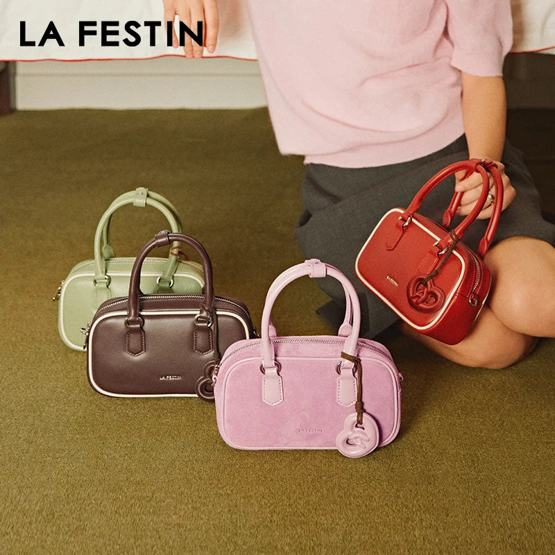 LA FESTIN Original Brand Women's Bag 2025 New Shoulder Bags Fashion Hand Bag Ladies Leather Crossbody Bag Luxury Designer Bags