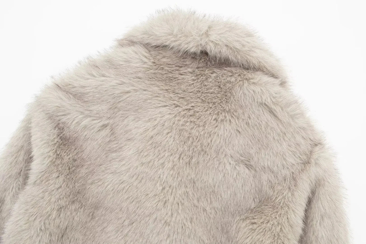 Chic Faux Fur Cropped Jacket