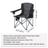 SucceBuy Outdoor Camping Chair 350lbs High Load Ultralight Folding Chair Portable Beach Hiking Picnic Travel Seat Fishing Tool