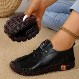 Women Sneakers Spring Summer 2025 New Soft-soled Roman Sneakers Breathable Retro Stitching Muffin Bottom Plus Size Women Shoes