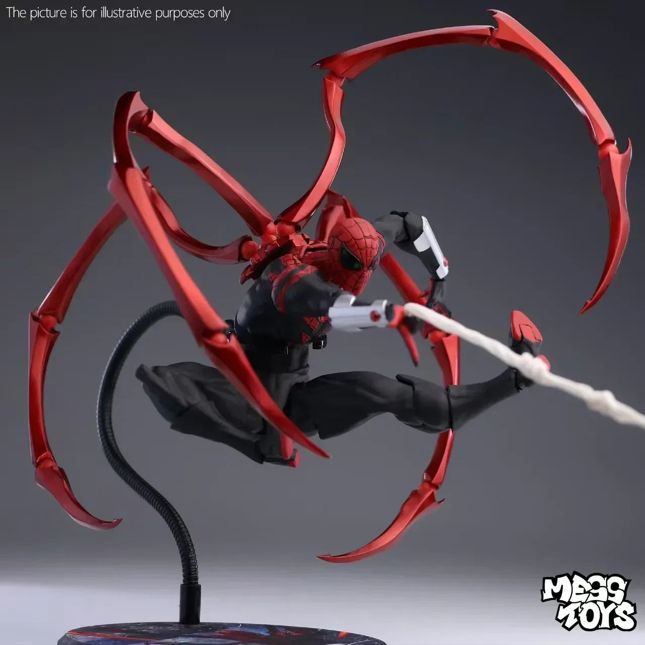 In Stock Mess Toys Superior Spider-Man Anime Action Figure - Doctor Octopus Peter Parker Model Gifts Toys