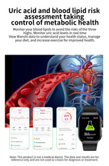 2026 New Accurate Diagnosis Smart Watch Body Fat ECG Blood oxygen BP Health Sport HD AMOLED Screen Call Smart Watches man woman