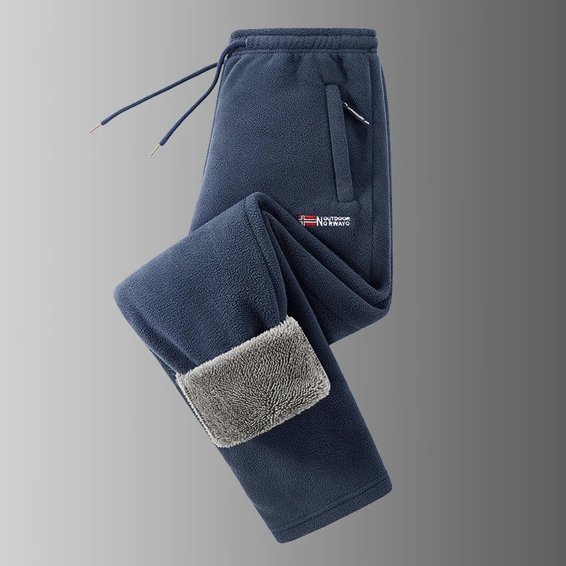 Polar Fleece Drawstring Winter Sweatpants