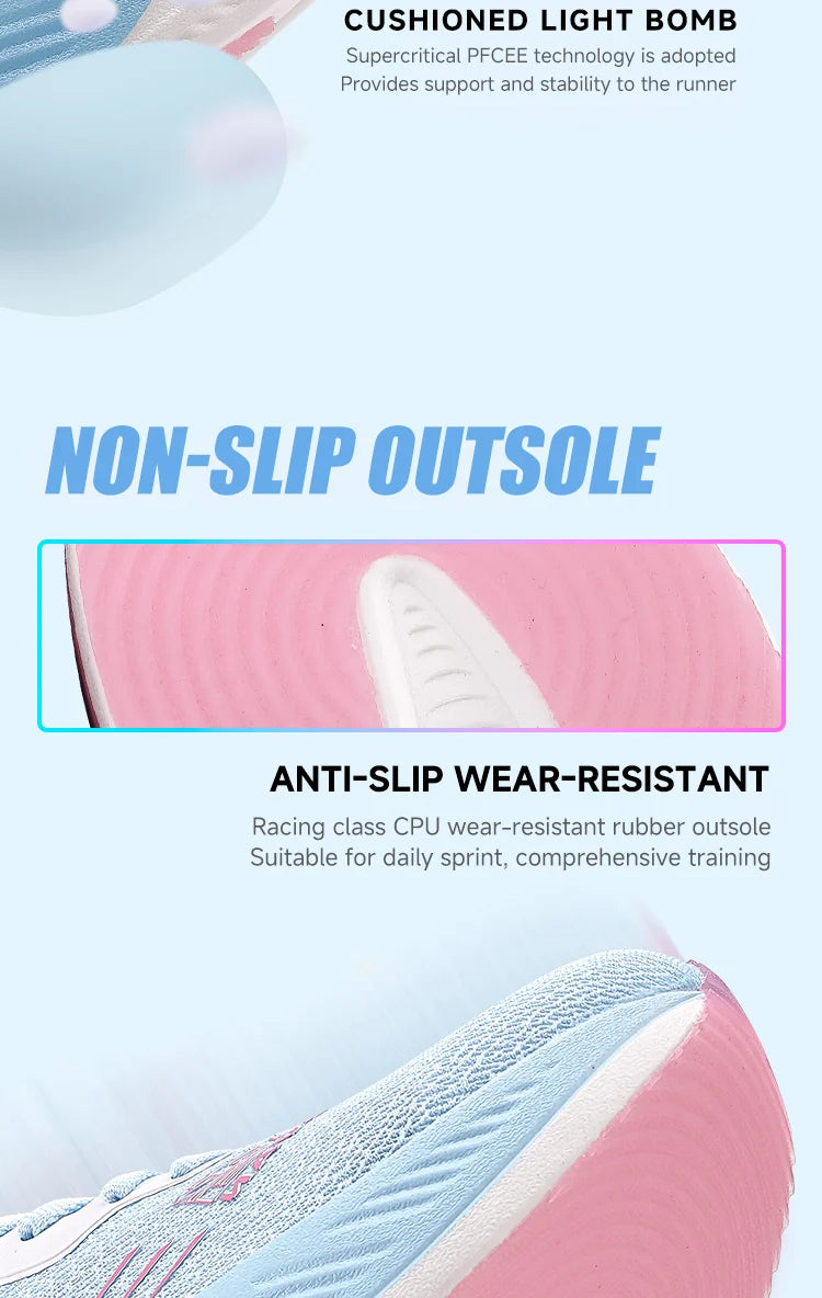 IRUNSVAN Professional Running Shoes Man Nylon Carbon Plate Athletic Training Sport Shoes Outdoor Non-slip Original Sneakers