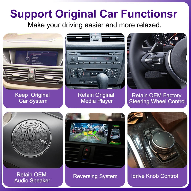 AUTOTOP 8.8" Wireless CarPlay & Android Auto for BMW 3 & 5 Series
