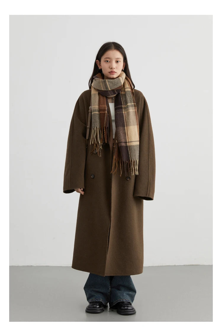 Retro Double-Sided Woolen Overcoat