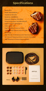 AFUL Performer 8S Hi-Fi IEM | 1DD+6BA+1PR+1 Planar