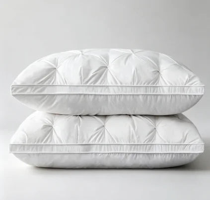 HTMCK 5-Star Hotel Comfortable Sleeping Pillow Three-Dimensional Soft Bilateral Washed Solid Color  Sleeping Pillows