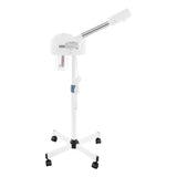 750ml Ozone Facial Steamer Height Adjustable Sprayer 360° Rotatable Movable Skin Care Equipment for Salon Beauty Spa White/Black