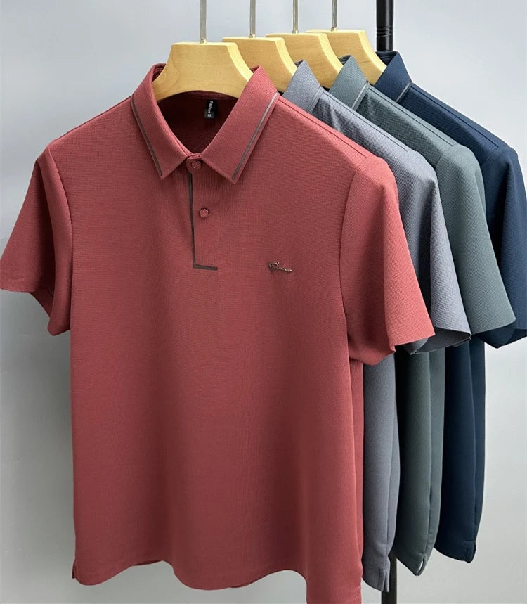 Men's Diamond Emblem Polo Shirt | Premium Casual