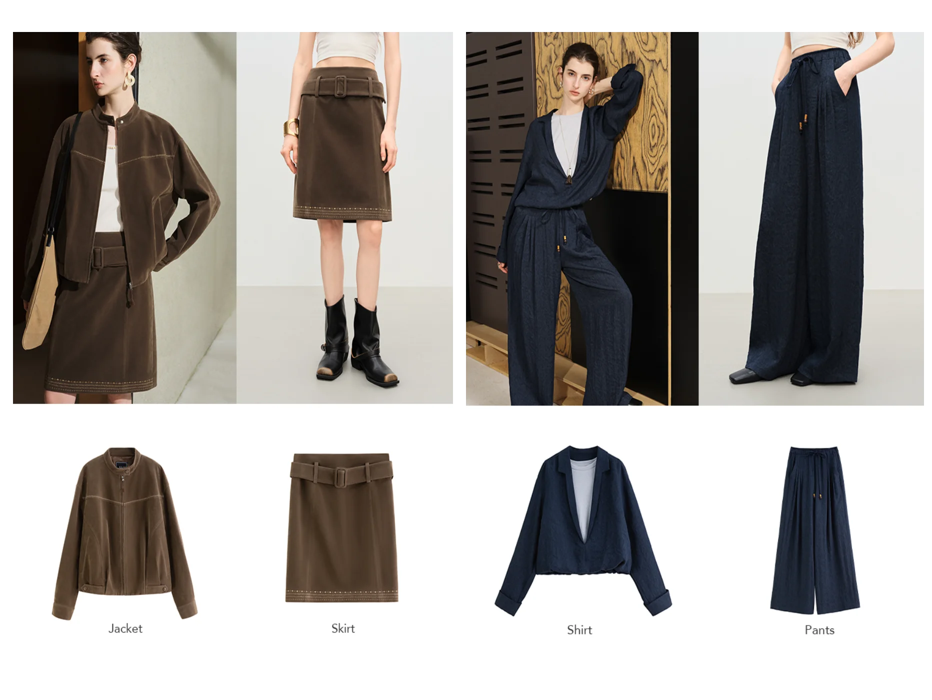 Women's Loose Fit Wool Blend Zipper Cardigan – Fall/Winter 2025 USA Style
