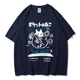 Kawaii Cat Harajuku Streetwear Tee