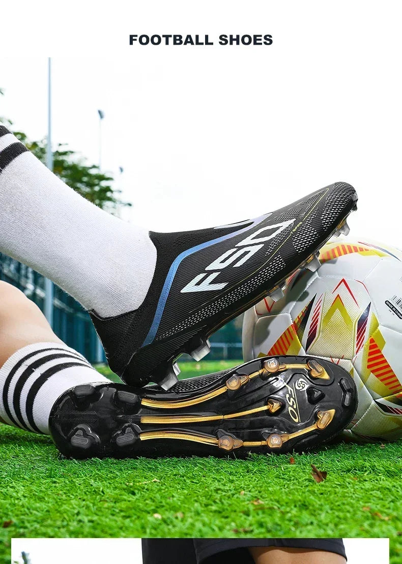 Men's Football Boots – Lace-Up Soccer Cleats