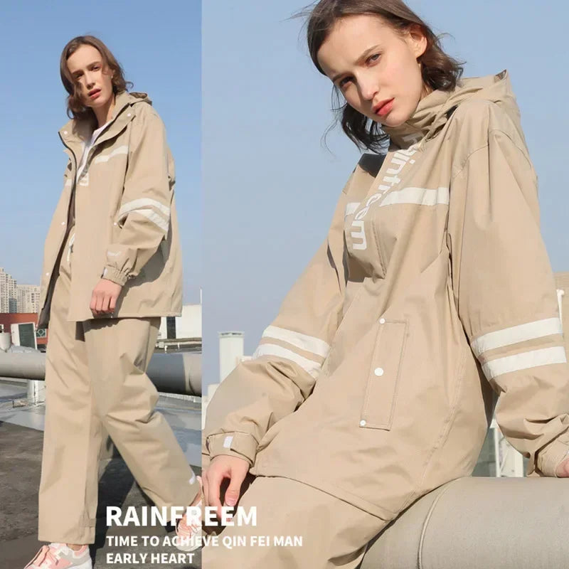 Waterproof Reflective Rain Suit – Jacket & Pants Set