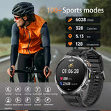 GUHUAVMI AK95 Pro Smartwatch – AMOLED, GPS & Flashlight