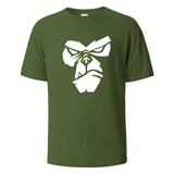Gorilla Face Graphic Cotton T-Shirt