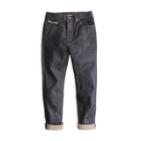 Maden Retro 11.6oz Cotton Selvedge Raw Denim Jeans Tapered Regular Fit Jeans with Zipper Fly High Quality Versatile Men's Pants