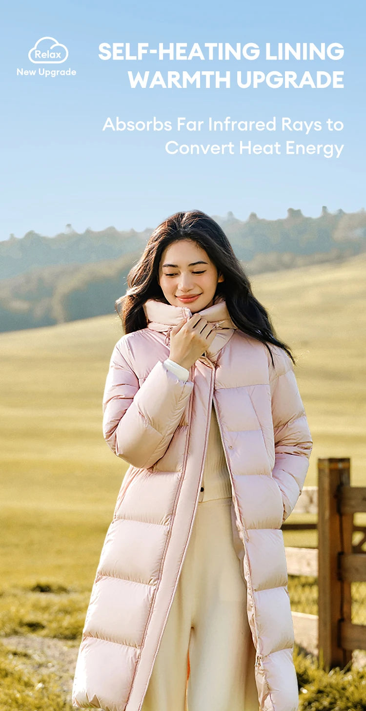 Women’s Longline Hooded Down Jacket