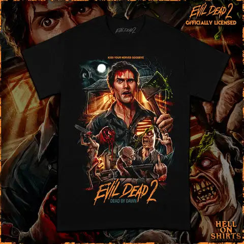 Evil Dead 2 "Kiss Goodbye" Graphic Tee – Men's