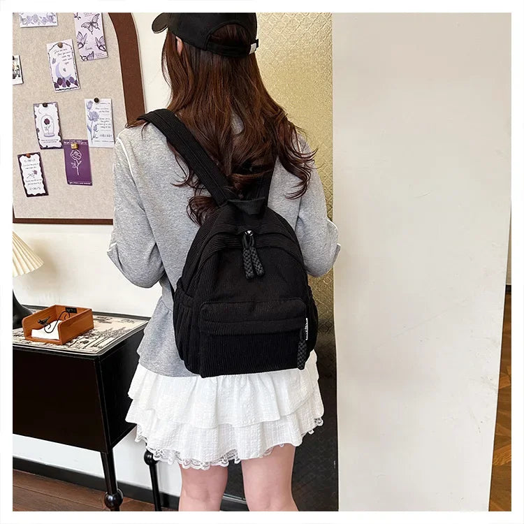 Fashion Travel Girl Book Bag Large Capacity Student Backpack College School Bag Women Backpacks for Commuting bolsa feminina
